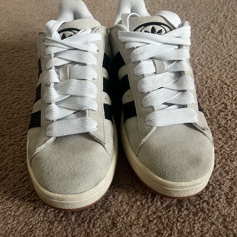 Adidas Campus 00s Shoes - Crystal white, Core black, and Off white